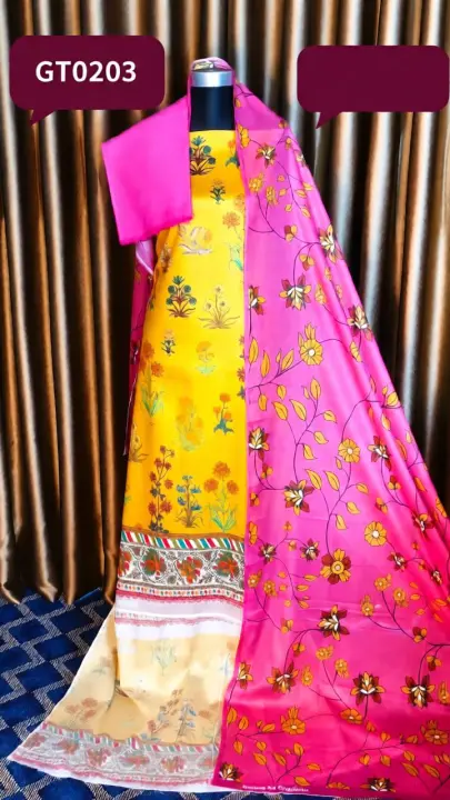 ZamZam Luxury Swiss Lawn 3pcs (NL0203)