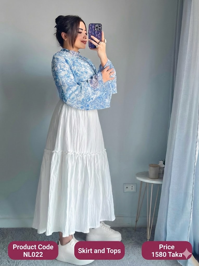 Two-piece Skirt Set NL022 - Image 7